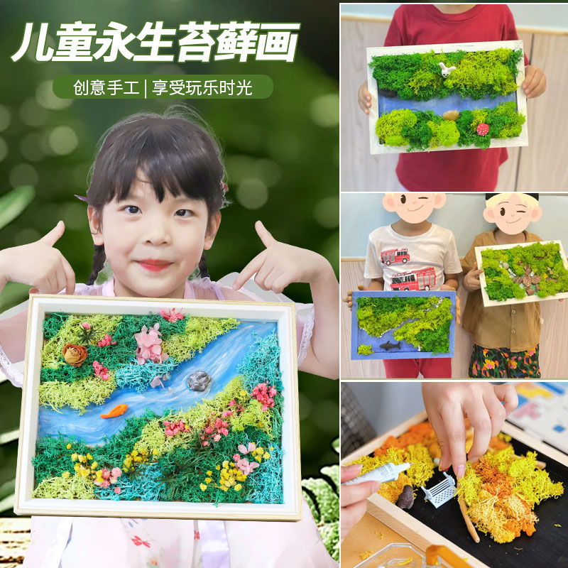 永生苔藓画材料包手工DIY微景观