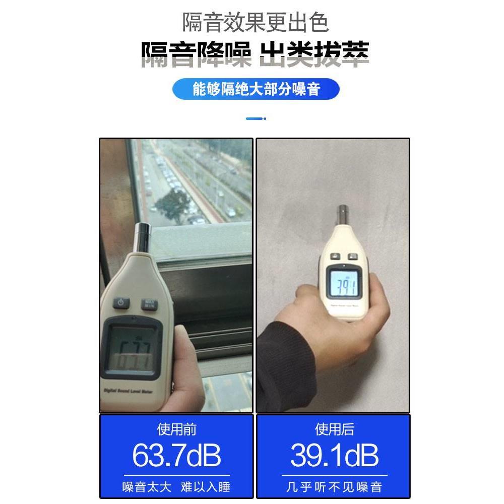 隔音窗贴门窗窗户棉玻璃自装静音睡觉专用窗帘防噪音遮光膜神器