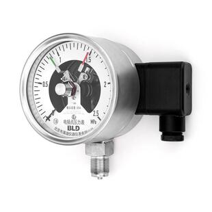Bld北京布雷迪Yxh-100全不锈钢电接点压力表磁辅助30Va上下限位控