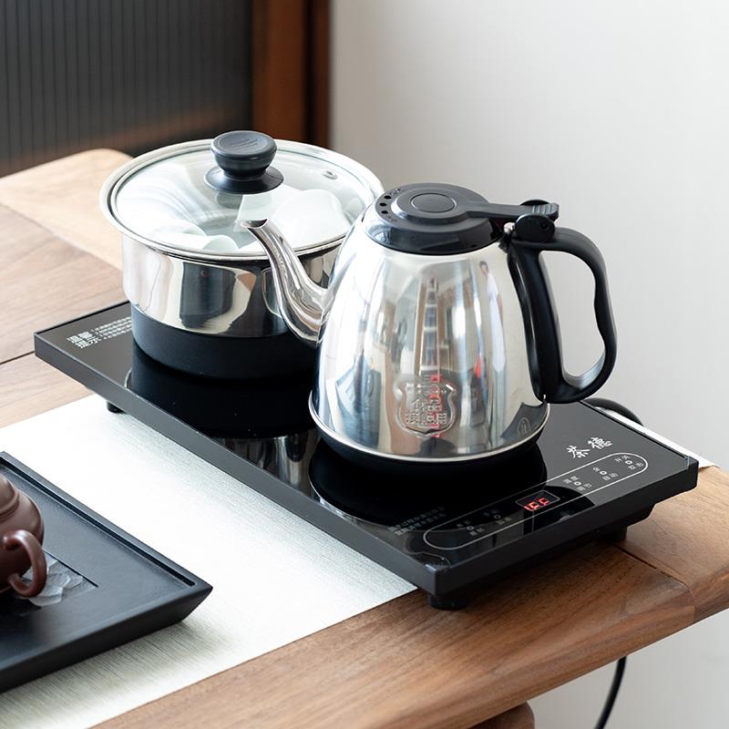 全自动不锈钢底部上水电热烧水壶抽水煮泡茶具专用茶桌茶台All