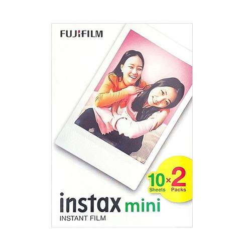 富士拍立得mini11/9/7+/7c/7s/12/40/25/90/8通用3寸白边彩边相纸