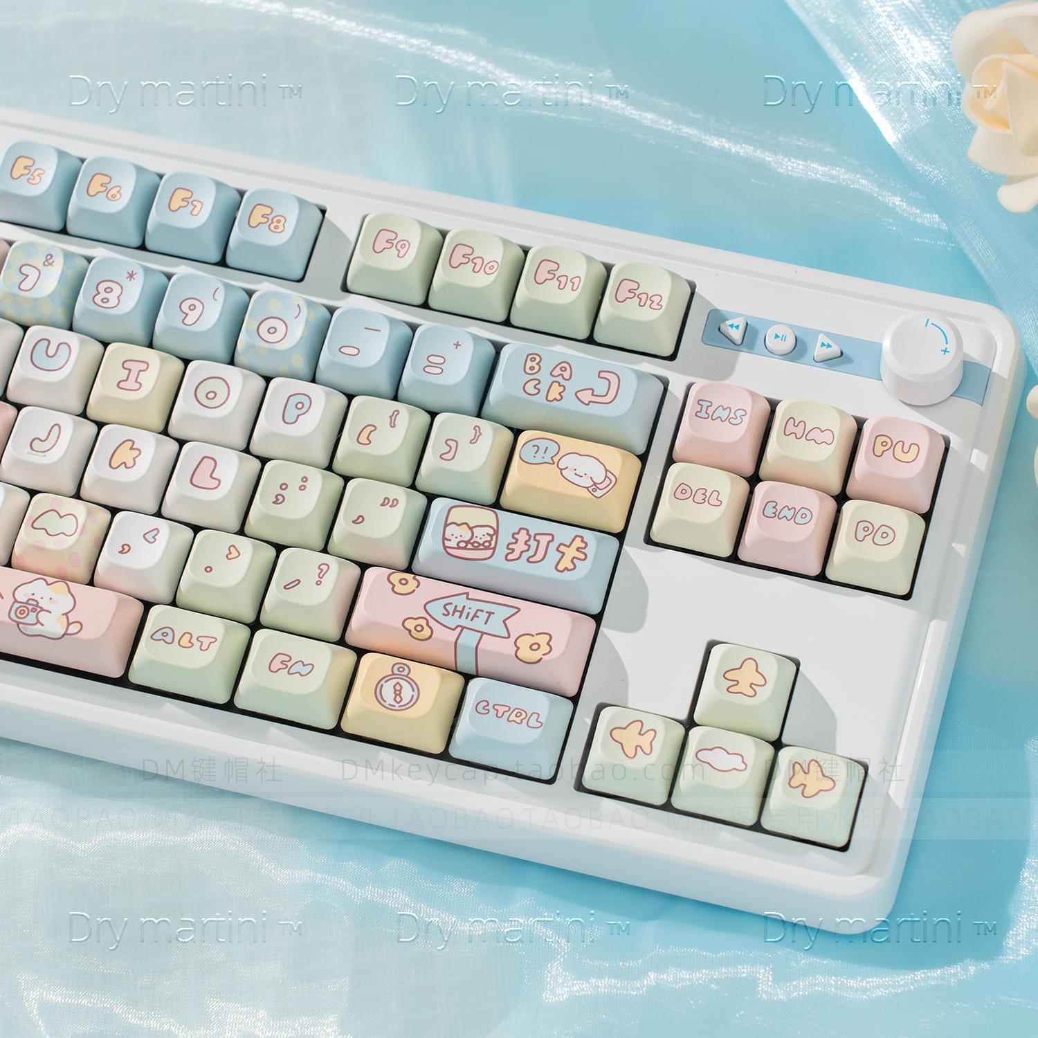 LS01三模87机械键盘Gasket有线 线2.4G蓝牙客制化静音套件成品麻