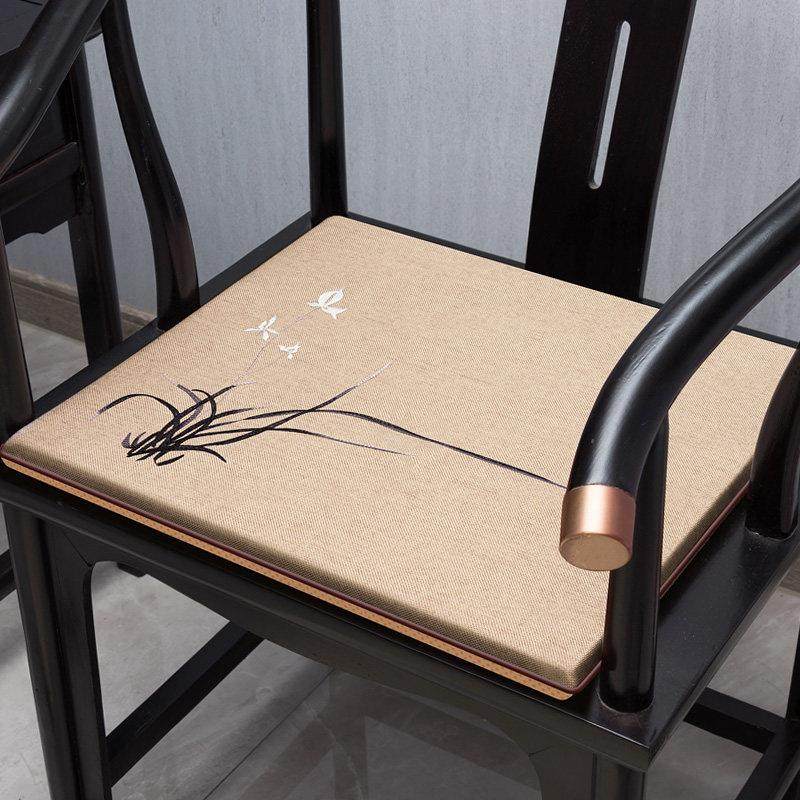 定制中式红木椅子坐垫餐椅茶椅垫圈椅座垫官帽椅皇宫椅麻布防滑垫,居家布艺,椅垫,淘宝优惠券,粉丝福利购,淘宝优惠卷