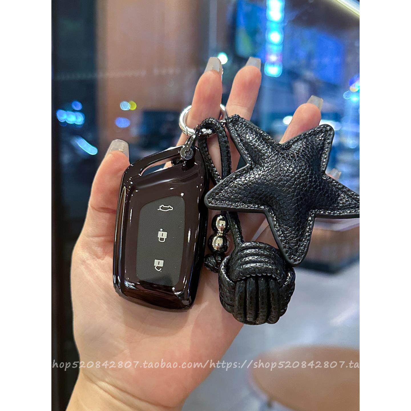 适用新宝骏kiwi钥匙套EV女rc6/rc5高级感e300/rs5五菱nano车rs壳