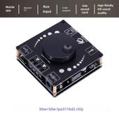 Hifi D类纯数字功率放大器模块迷你Tpa3116D2芯片多功能蓝牙功率