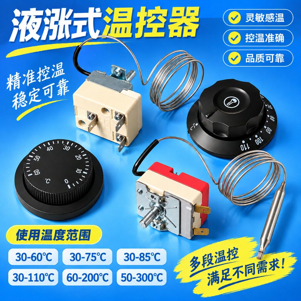 限温器温度控制器感温开关热水器温控器饮水机温控开关开水器通用