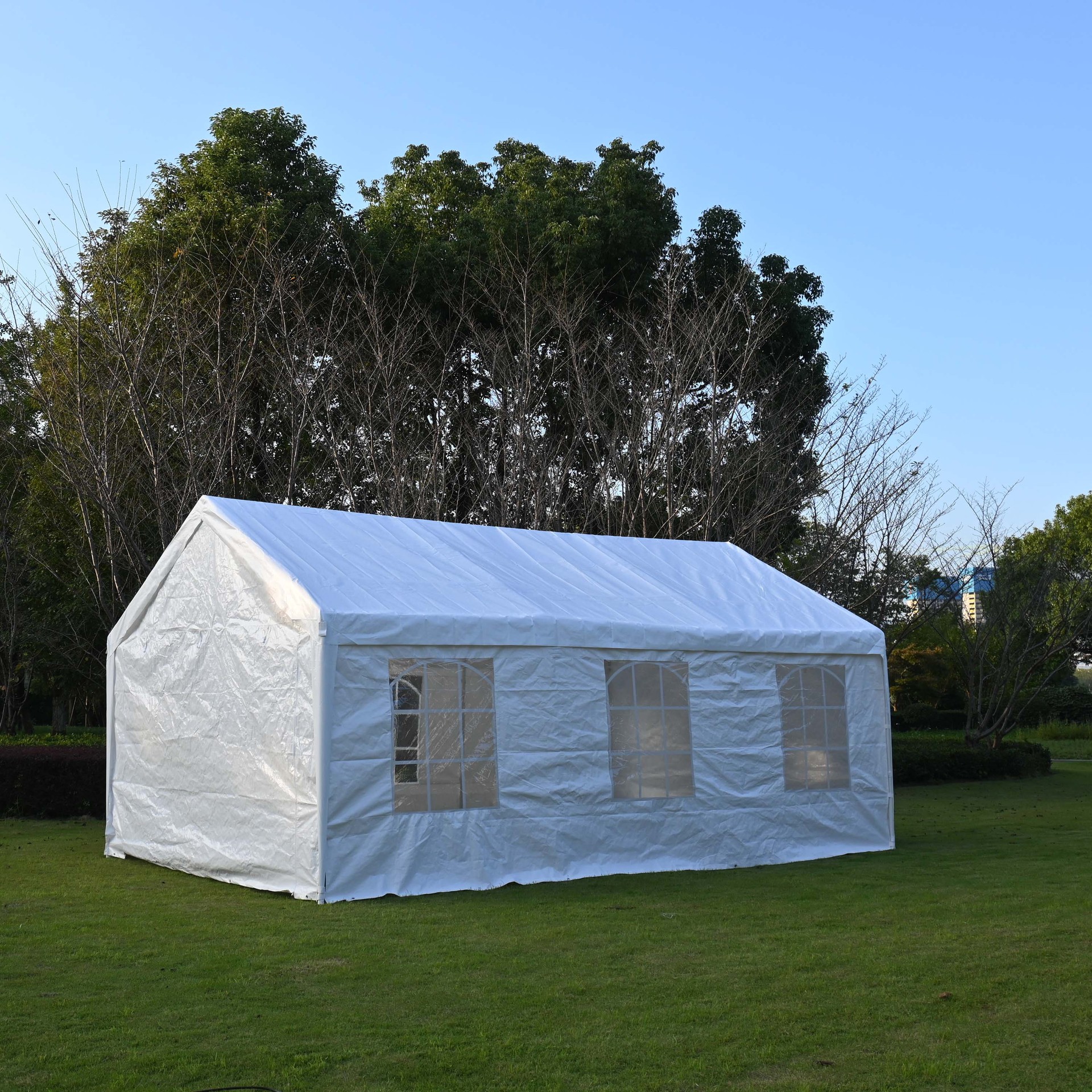 麒珂 户外4X6米汽车遮阳棚网红摆摊帐篷聚会棚展销棚移动车篷雨棚