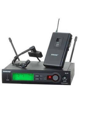 议价SHURE舒尔SLX14/WA302无线乐器话筒 黑色3.5英寸插头