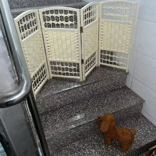 速发围栏狗笼隔断拦狗隔栏台栅离门猫伸缩栅栏门挡狗挡可护栏