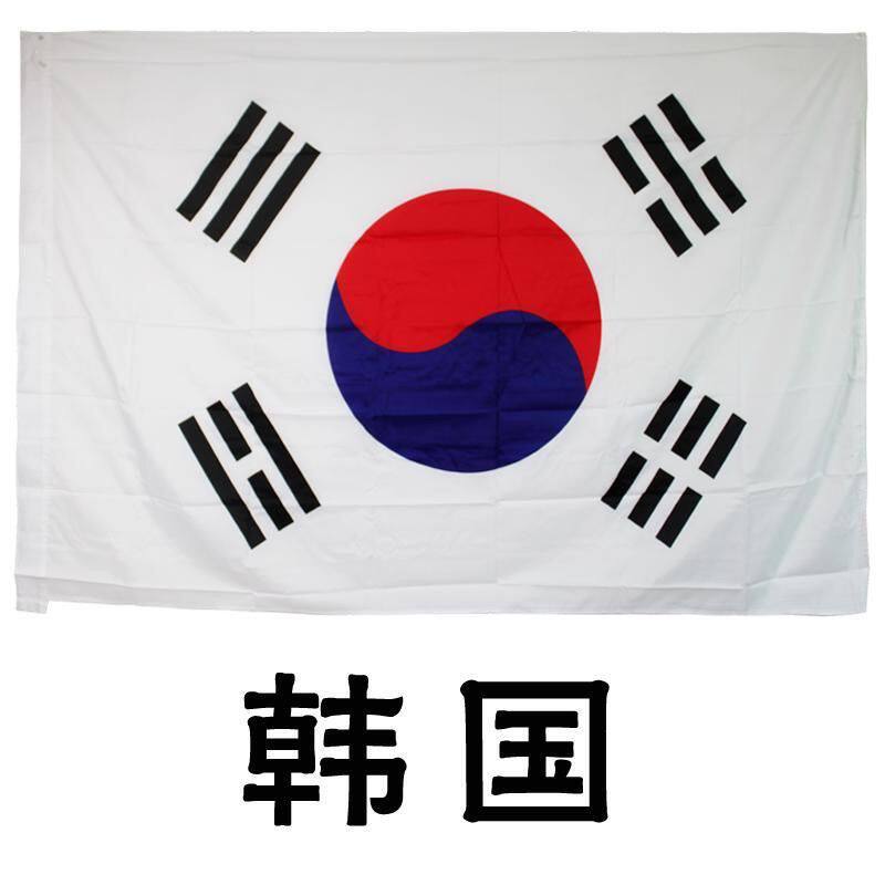 韩国国旗外国旗2345678号世界各国旗万国旗南韩korea flag外国旗