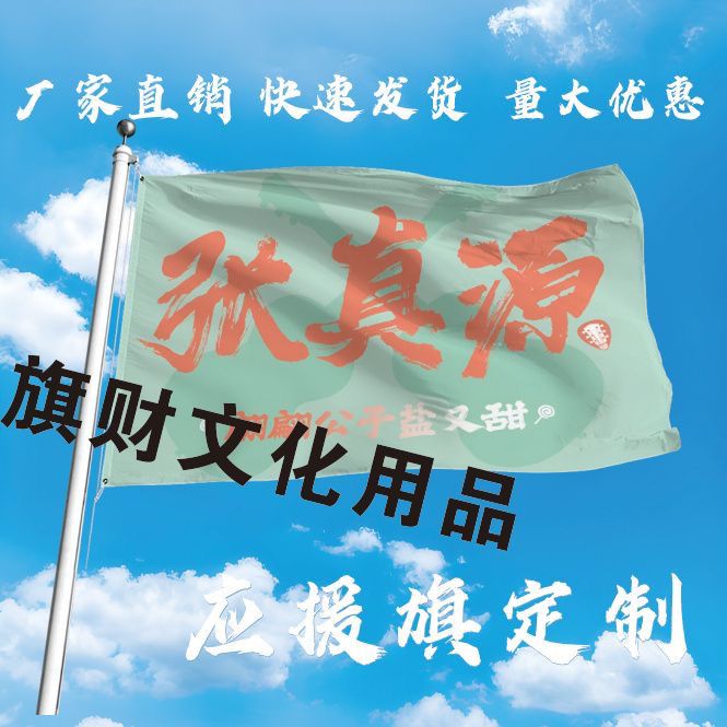 新张真源后援会周边应援旗定制张真源大旗时代少年团张真源4号旗