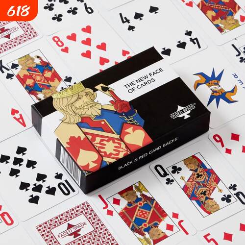 Hustler德州扑克牌德扑PVC塑料扑克WSOP WPT磨砂加厚宽牌大字