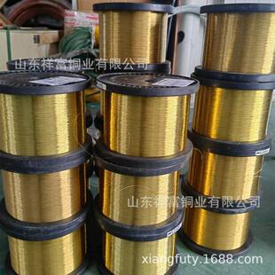 H62黄铜丝工艺品黄铜扁线退火C2680黄铜线材光亮黄铜丝软态硬态