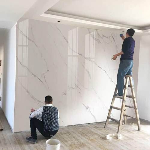 工厂直销大理石碳晶板金属碳晶板木饰面护墙板竹木纤维集成墙板