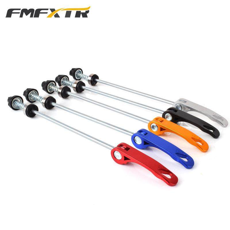 山地自行车快拆杆铝合金前后轮组固定轴公路车折叠车轮组花鼓拉杆