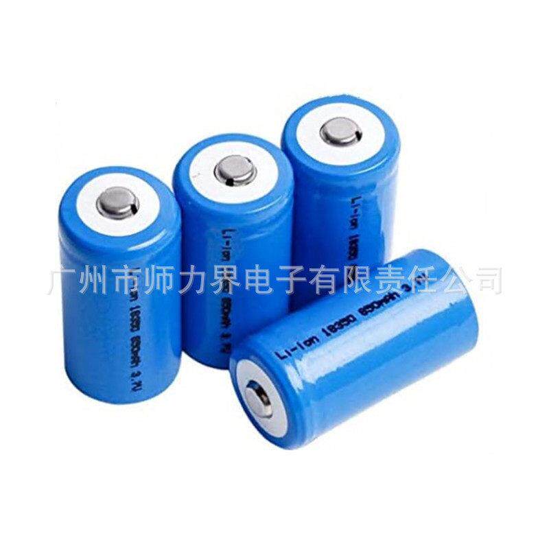 18350锂电池850mah/900mAh 3.7v 门铃手电筒跨境电池 应急灯电池