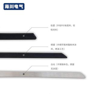 黑色喷塑304不锈钢扎带10MM耐低温抗老化光伏线槽盖板带
