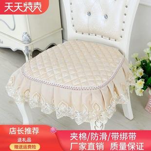 餐椅垫坐垫家用四季 欧式 通用防滑简约布艺餐桌椅子垫子板凳子座垫