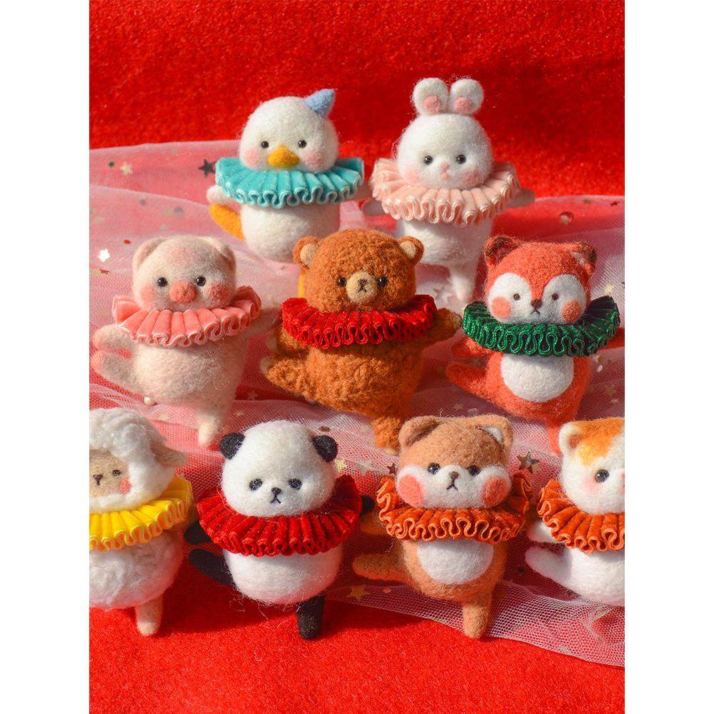 羊毛毛毡戳音乐手工DIY卡通舞蹈芭蕾系列熊动物袋悬挂礼品材料包,居家布艺,缝纫DIY材料套装,淘宝优惠券,粉丝福利购,淘宝优惠卷