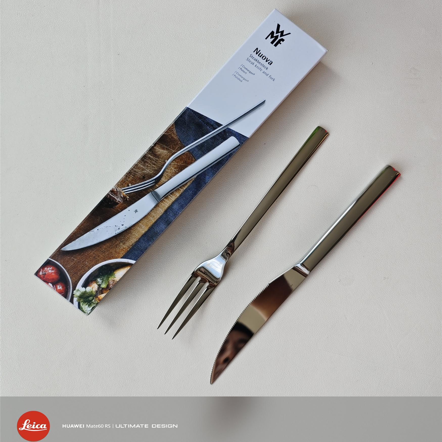 德国WMF福腾宝不锈钢家用牛排刀叉套装2件套西餐餐具套装NUOVA