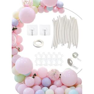 圆形气球拱门套装可重覆使用的气球花架支架气球工具拱门框架