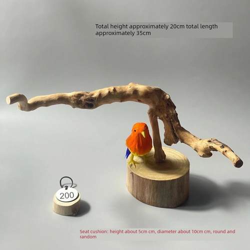 手工鹦鹉架子站架杆鸟架原木鸟站架树枝树干落地式大型鸟站架配件