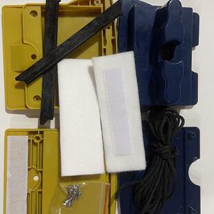 擦亮四季调磁玻璃擦替换外壳30-50各种型号通用皮条百洁布清洁工