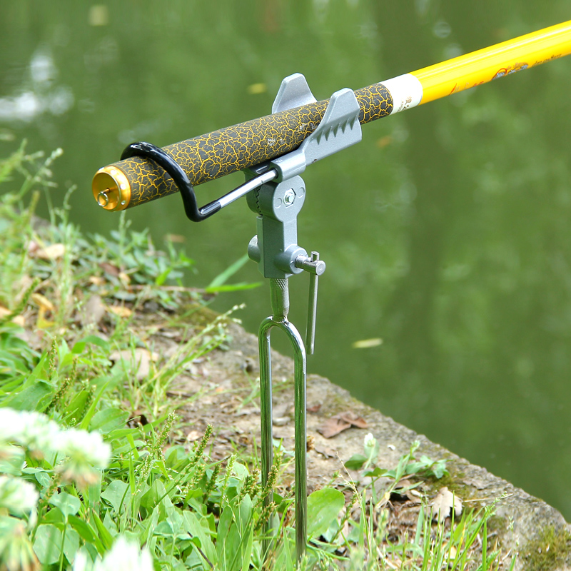 新款鱼竿支架地插手竿海竿支架两用抛竿架钓鱼支架炮台架钓鱼用品