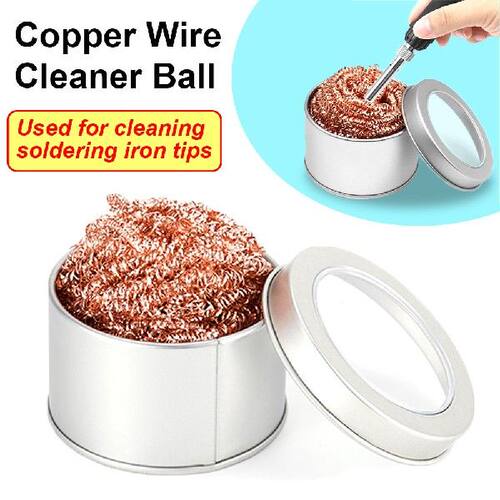 好货Soldering Iron Cleaning Ball Solder Wire Filter Cleaning