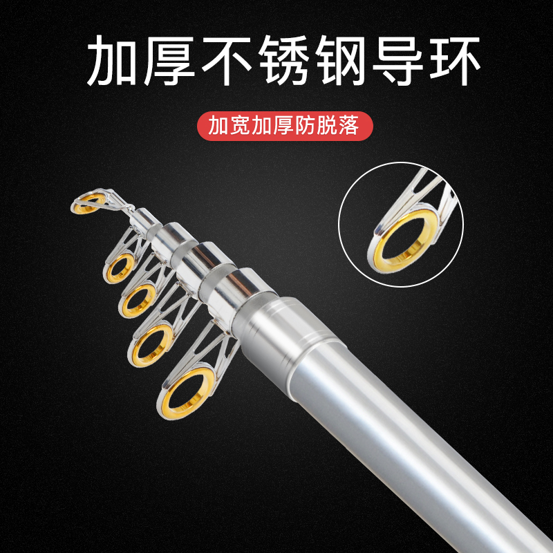 钓鱼海杆套装裸竿抛甩竿远投单杆海钓鱼竿超硬海竿全套渔具用品