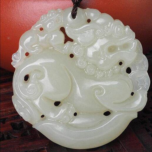 Xinjiang Hetian jade jade suet genuine Hetian jade pendant