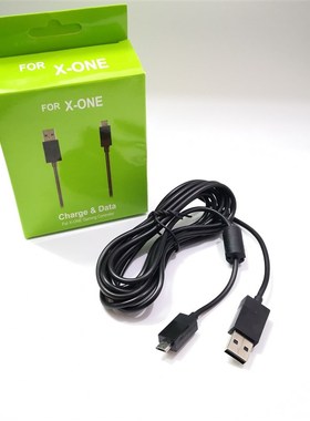 XBOXONE数据线 XBOX ONES游戏手柄充电线2.75mPS4数据线通用