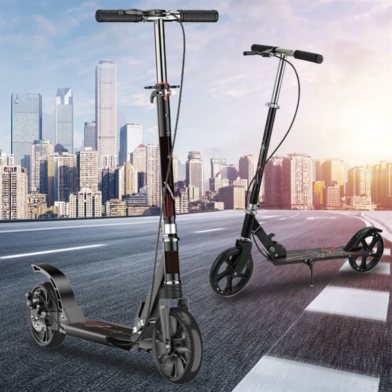 滑板车成人运动脚踏非电动儿童两轮可折叠城市上班男女青少年代步