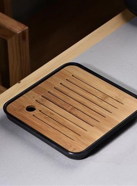 Special offer solid wood tea tray household kung fu tea ce