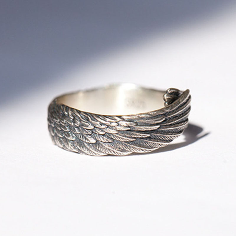 Angel Devil Wings Open Ladies Ring Hip Hop Teen Thumb