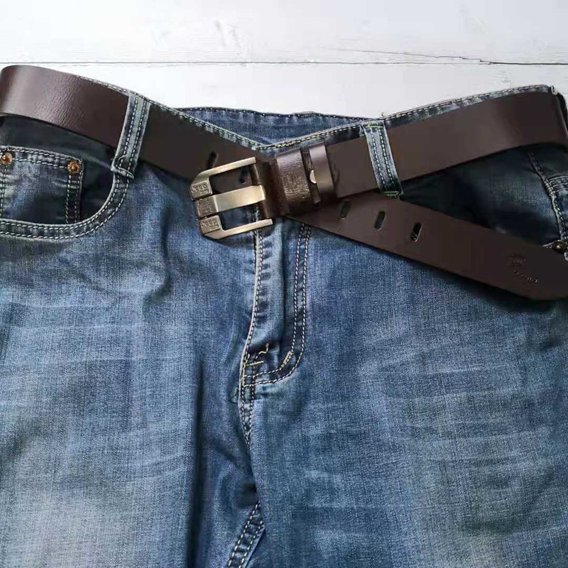 Genuine Leather for Men High Quality Jeans Belt Strap Luxury