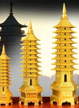 纯铜文昌塔11层十三层十一层文昌塔摆件家居礼品客厅摆件