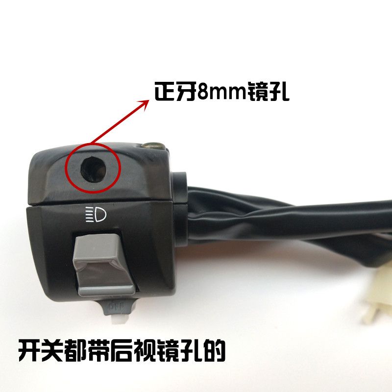 路虎鬼火祖玛踏板摩托车组合开关电动车小龟王大灯转向灯开关总成