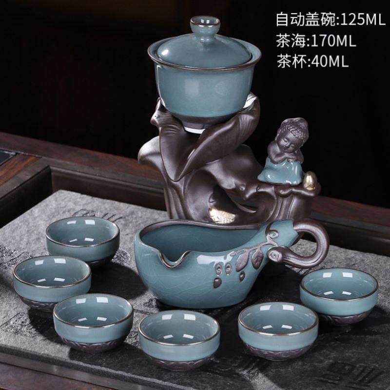 新中式茶具2021款高端大气上档次用品全家套装小型宿舍网红国风