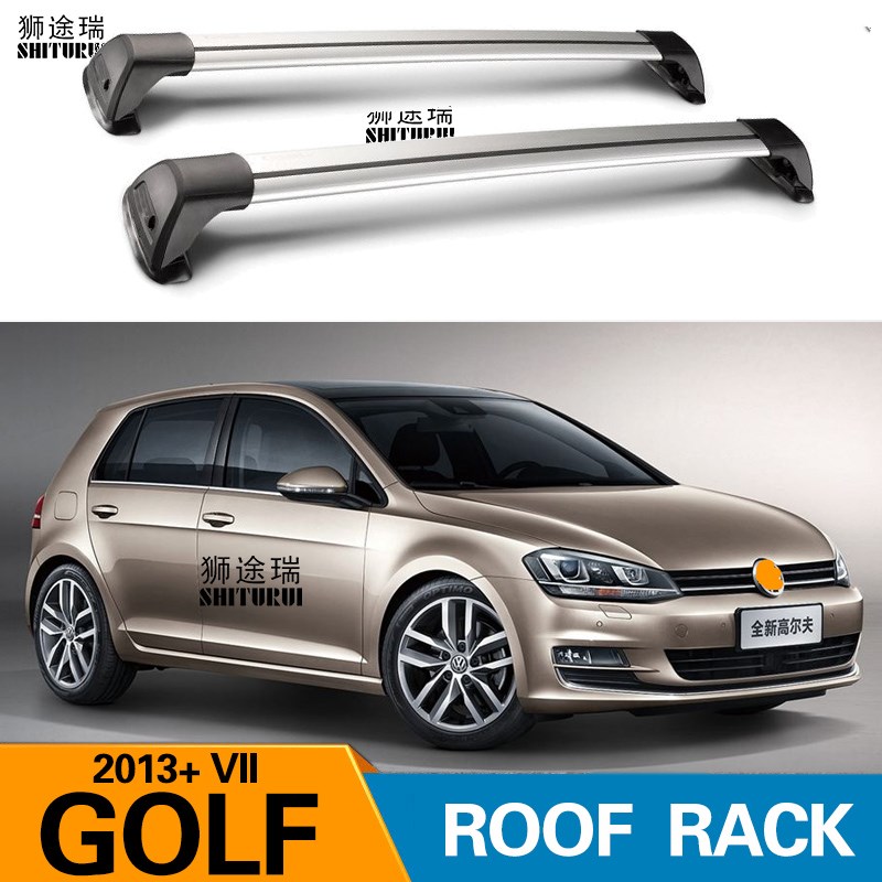 2 pcs  VOLKSWAGEN GOLF 6 7 R DI 2013+ 2018 2008 roof bar car