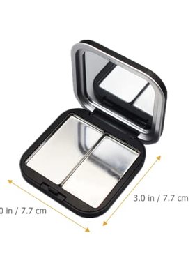 Beaupretty 2pcs Empty Eyeshadow Palette DIY Lipstick Lip Bal