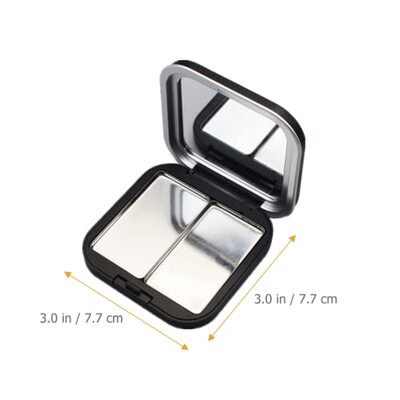 Beaupretty 2pcs Empty Eyeshadow Palette DIY Lipstick Lip Bal