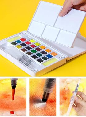 Qualit40005158yW Solid Pigtt atercolor Pains Set With Wat er