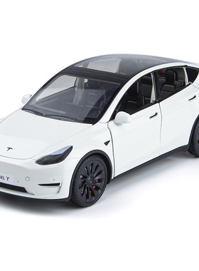 1:24 Scale Tesla Model Y Roadster Alloy Model Car Metal Diec
