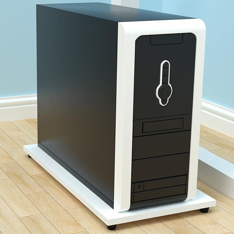 主机置物架移动电脑主机架台式电脑主机托架散热底座滑轮机箱托架