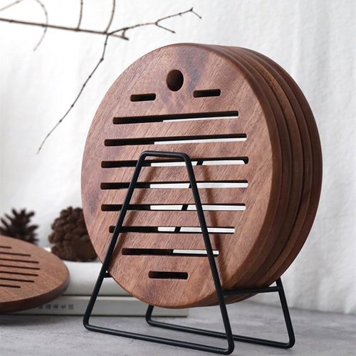 竹子隔热垫木制大号实木家用锅垫盘子餐桌垫木质防烫耐高温厨房菜