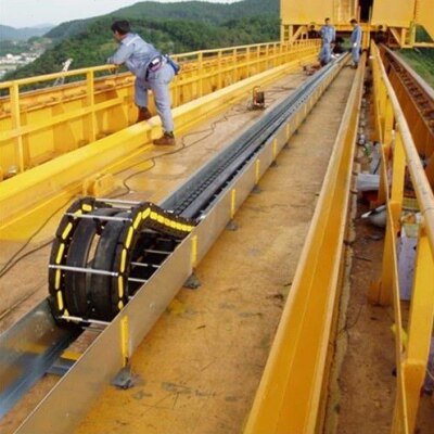 好货厂销按需定制支撑轮导向槽型线盒拖链托盒线槽封闭桥式塑料拖