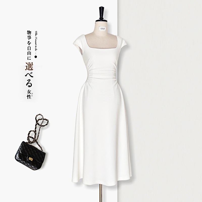 好货红色连衣裙女订婚礼服日常可穿赫本风小红裙高端茶歇桔梗法式