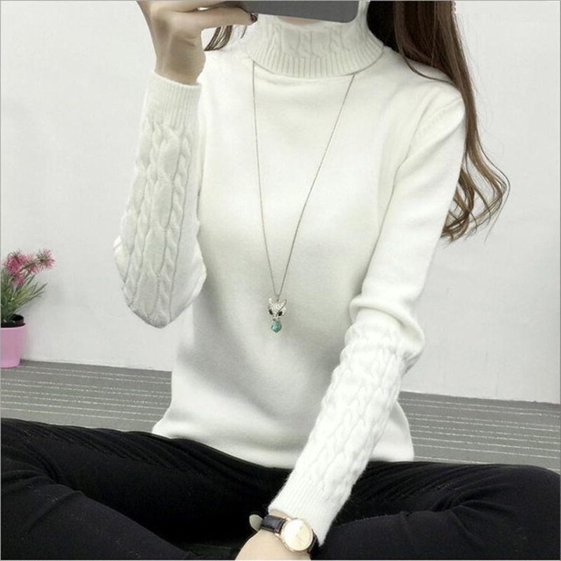 新品Thick Warm Women Turtleneck 2021 Winter Women Sweaters A