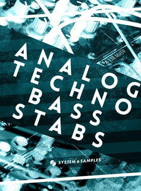 Analog Techno Bass Stabs WAV 工业电音采样包
